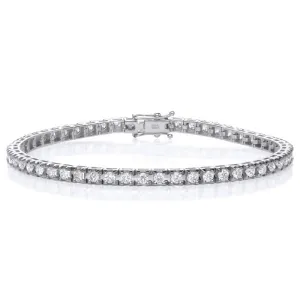 3ct Tennis Bracelet - 18ct Gold