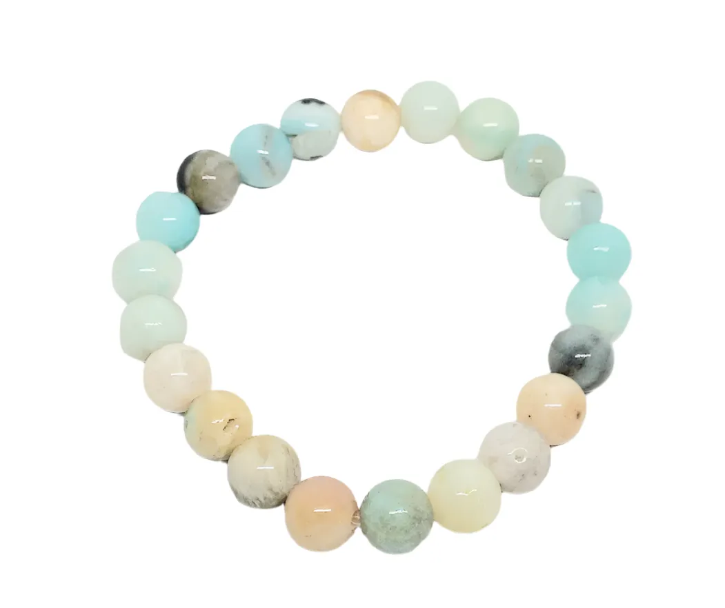 8MM Amazonite Crystal Bracelet