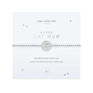 A Little 'Cat Mum' Bracelet | Silver Plated