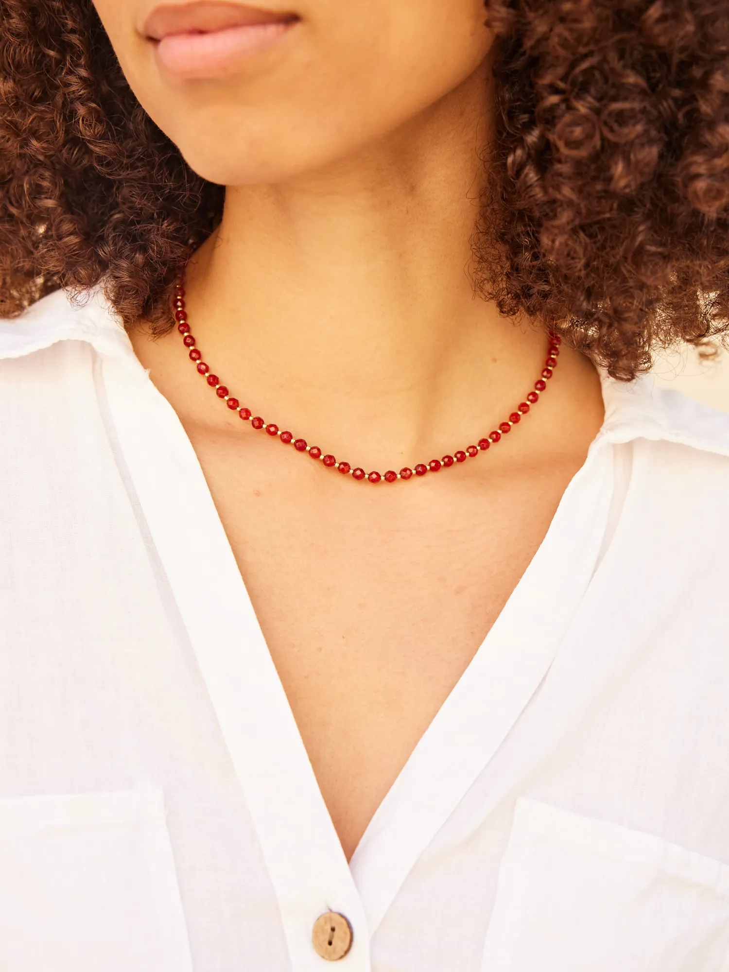 Ashley Carnelian Necklace