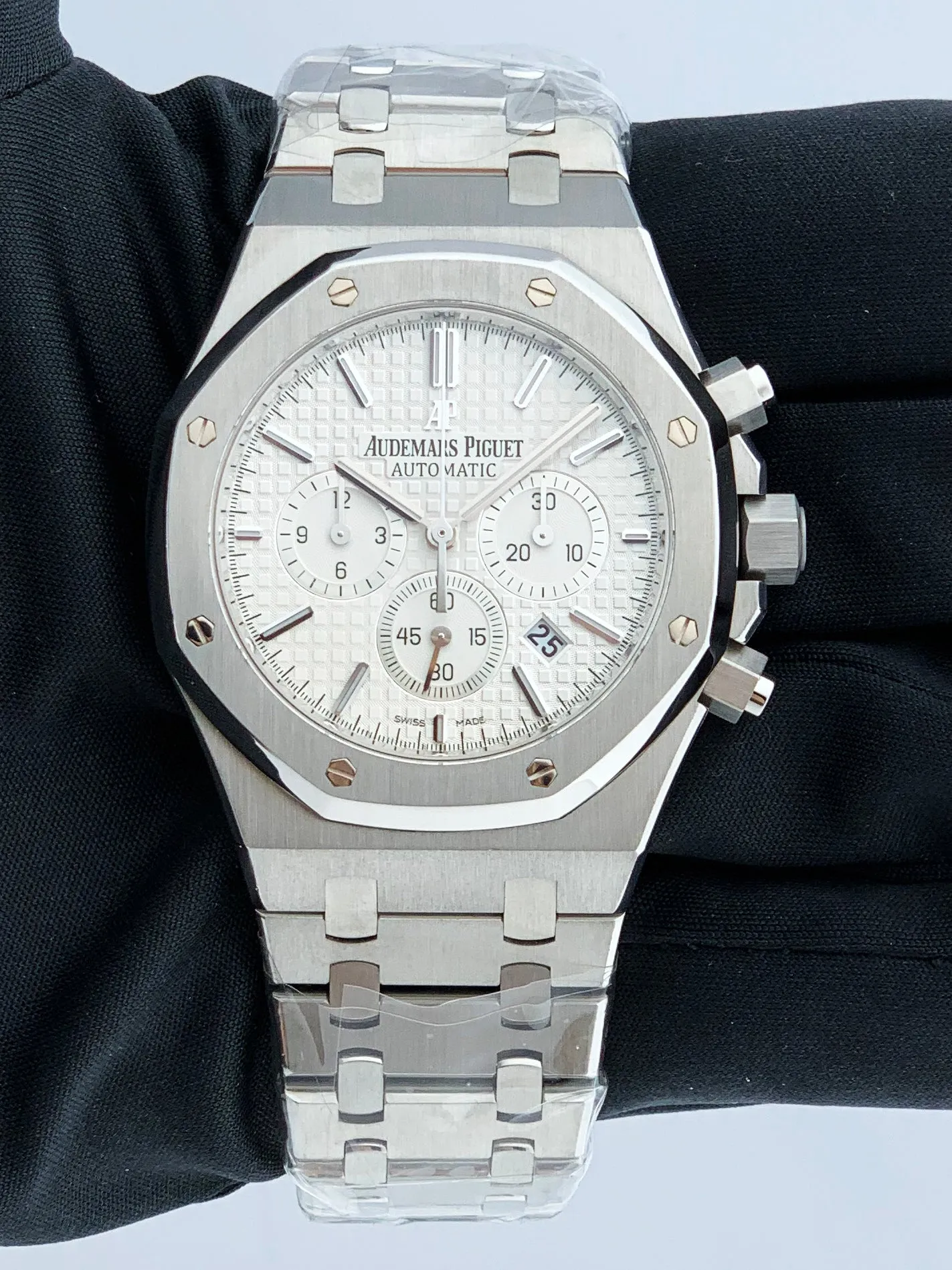 Audemars Piguet Royal Oak 26320ST Chronograph Mens Watch Box & Papers