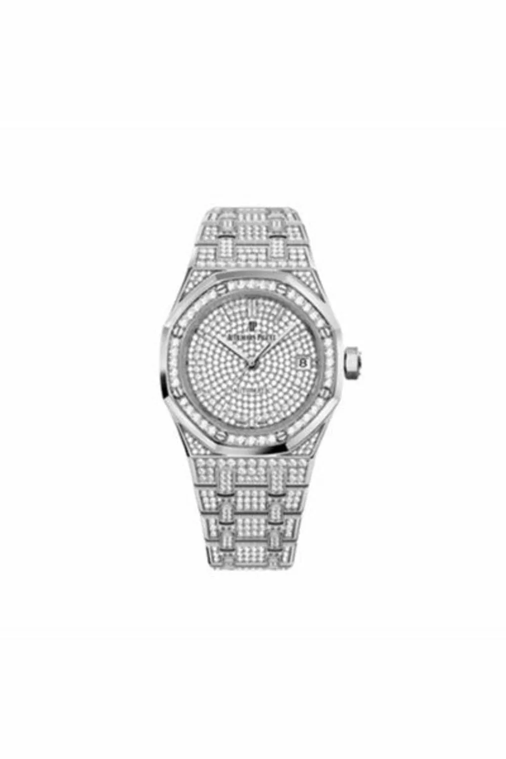 audemars piguet royal oak diamond white gold watch