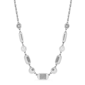 Ayah Necklace with White Sapphire