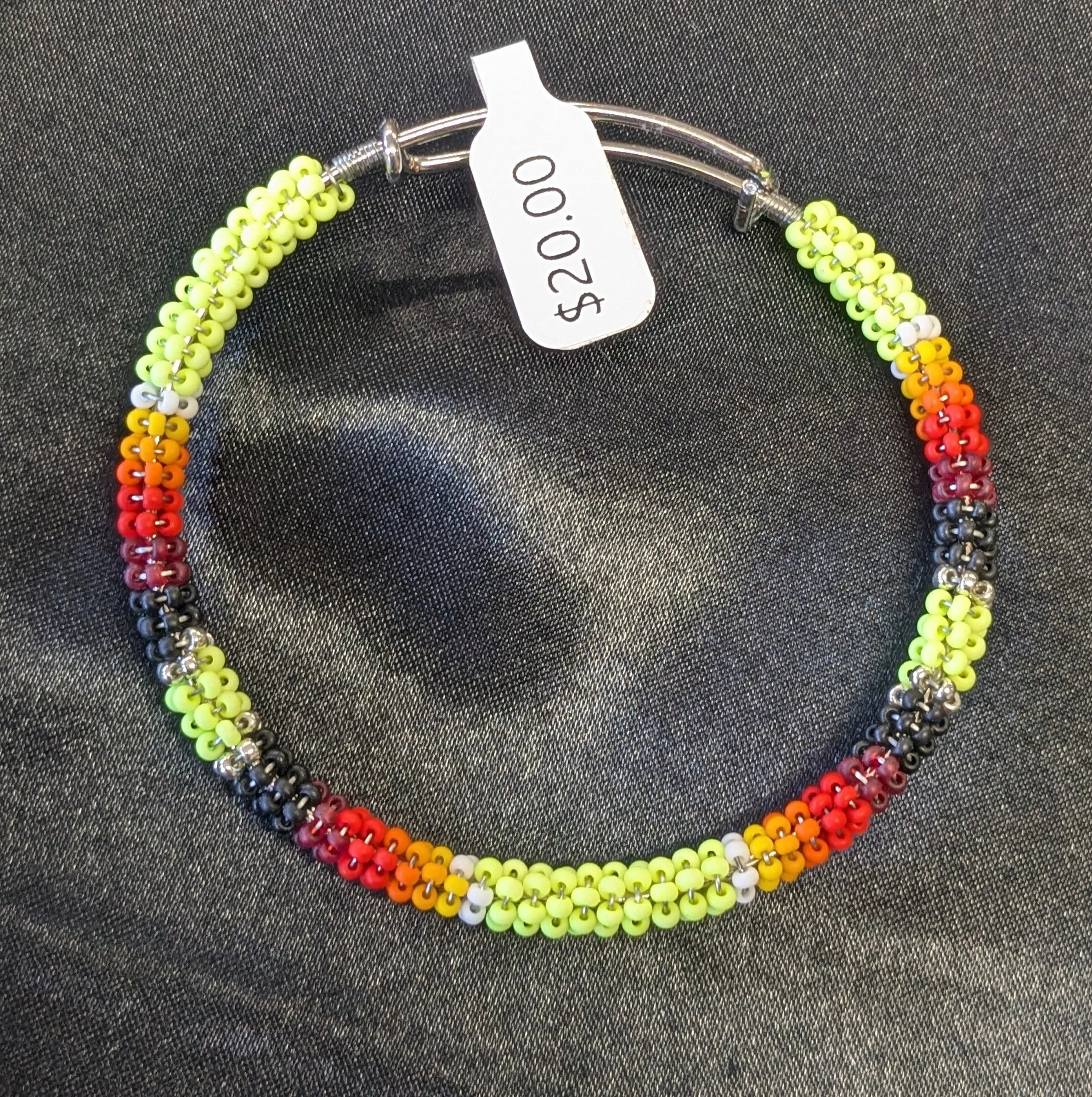 Beaded Bangle Bracelet