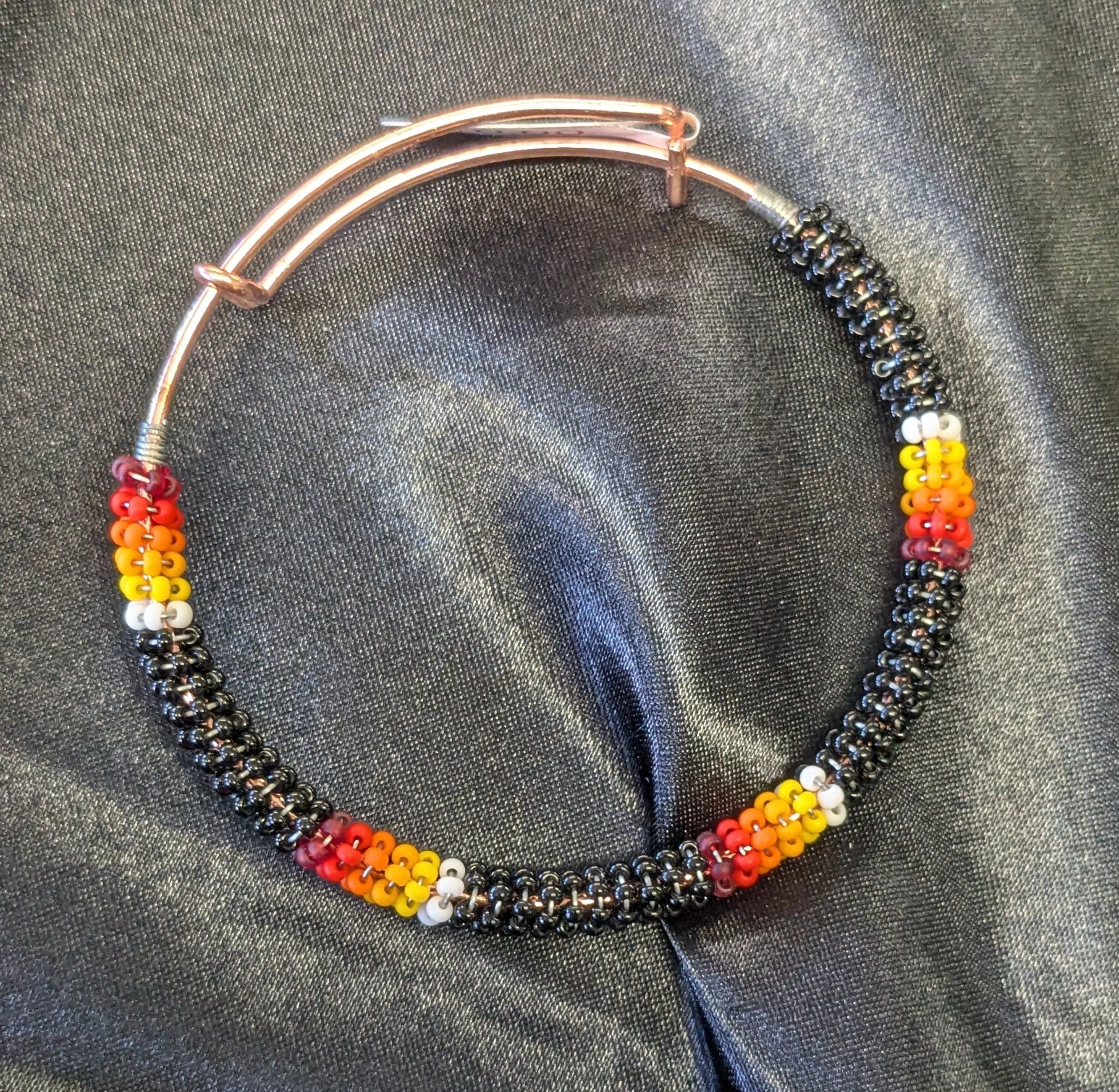 Beaded Bangle Bracelet