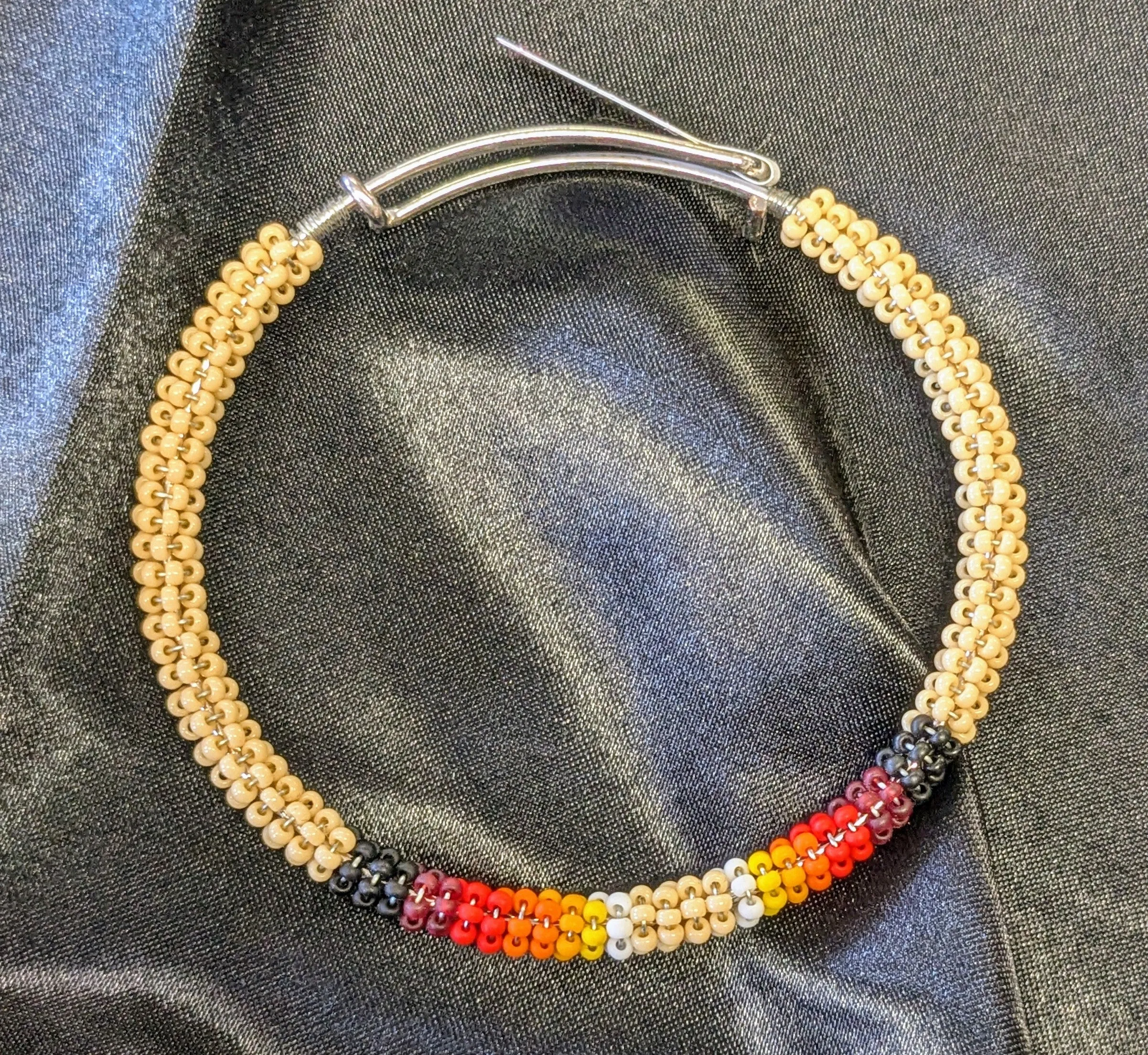 Beaded Bangle Bracelet