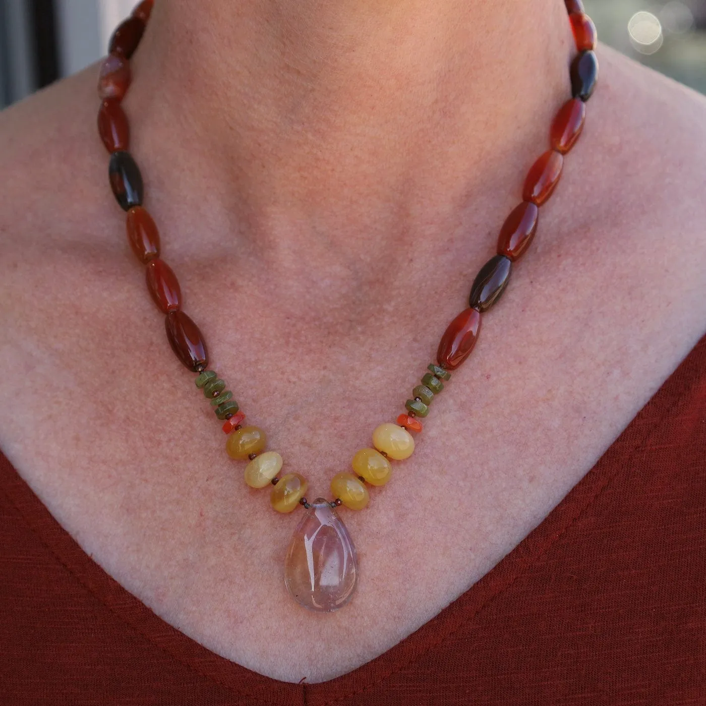 Carnelian Mix Necklace