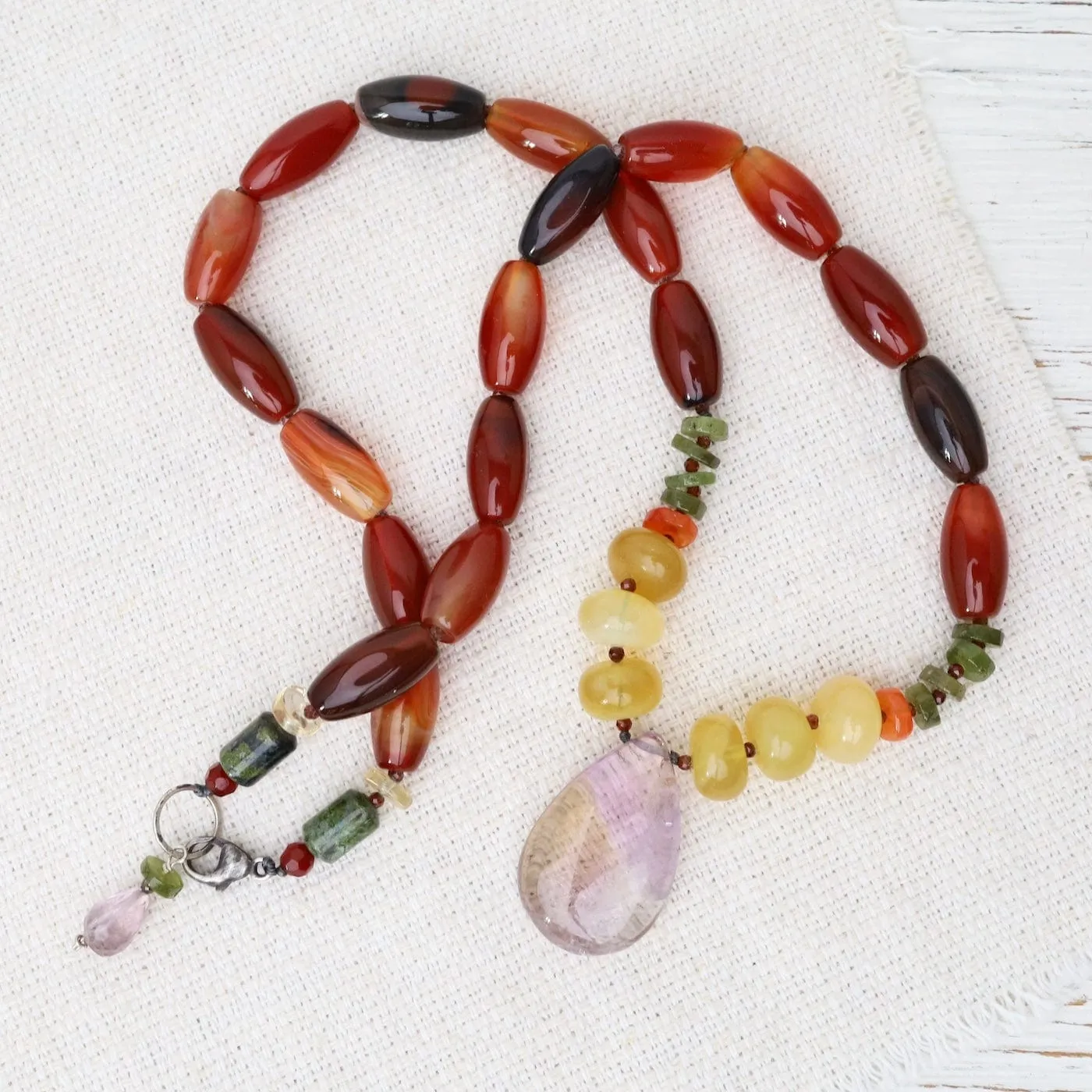 Carnelian Mix Necklace