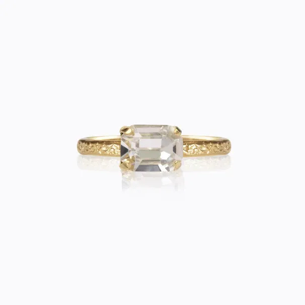 Caroline Svedbom Naya Crystal Gold Ring