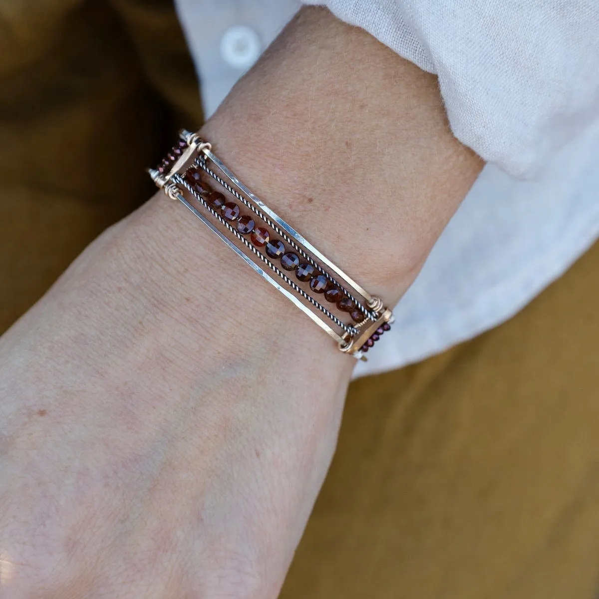 Cinnamon Cuff Bracelet