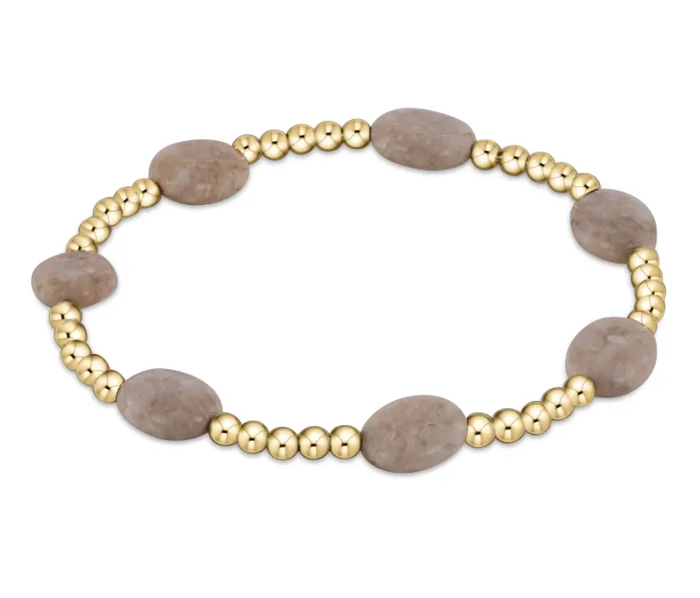 E Newton Admire 3mm Bead Bracelet - Gemstone