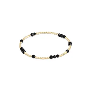 Enewton - Hope Unwritten Gemstone 2mm Bead Bracelet - Faceted Onyx