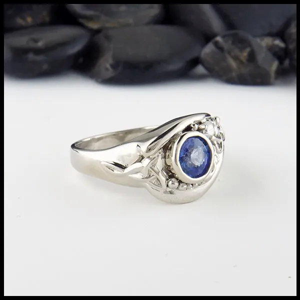 Fine Blue Sapphire Ring