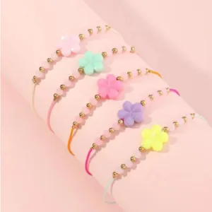 Flower Beaded Bracelet