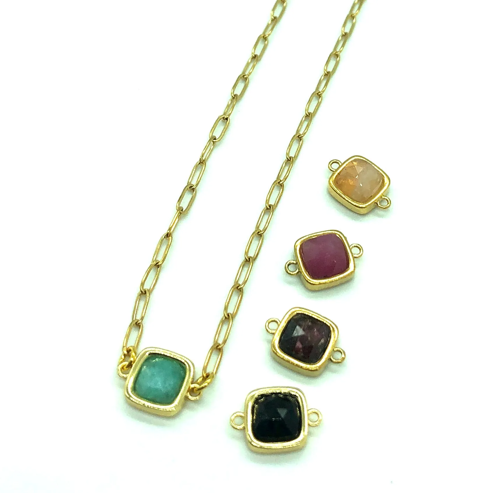 Gem Cube Necklace