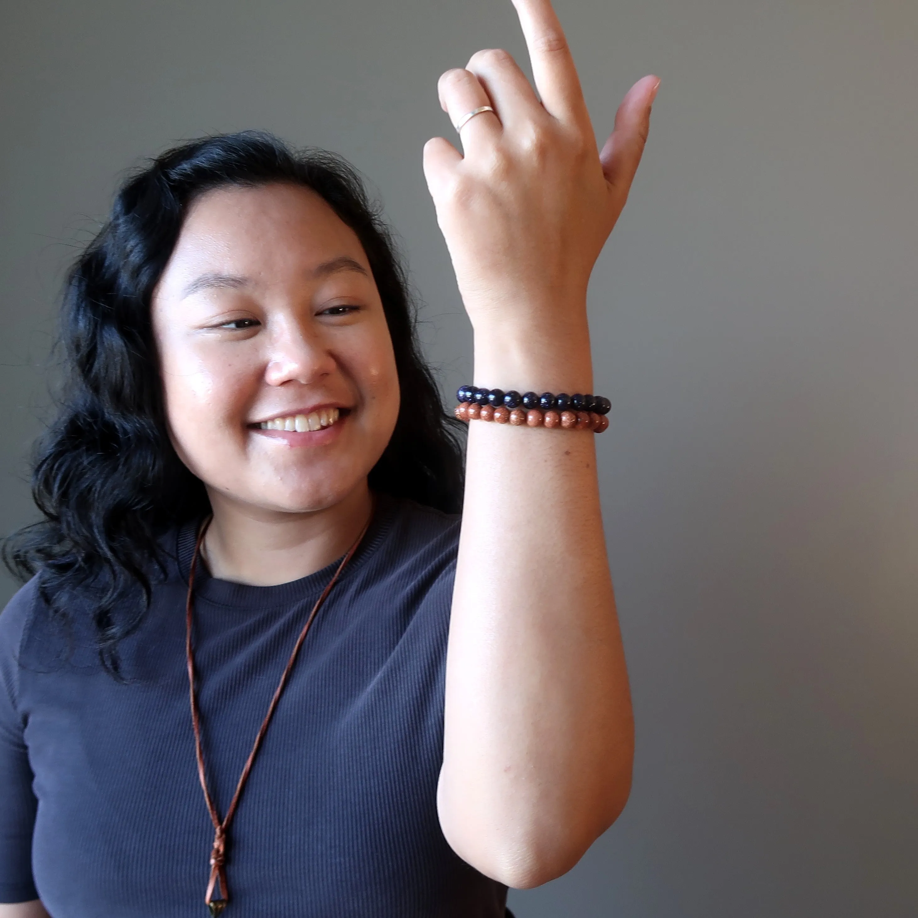 Goldstone Bracelet Set Copper Alchemy