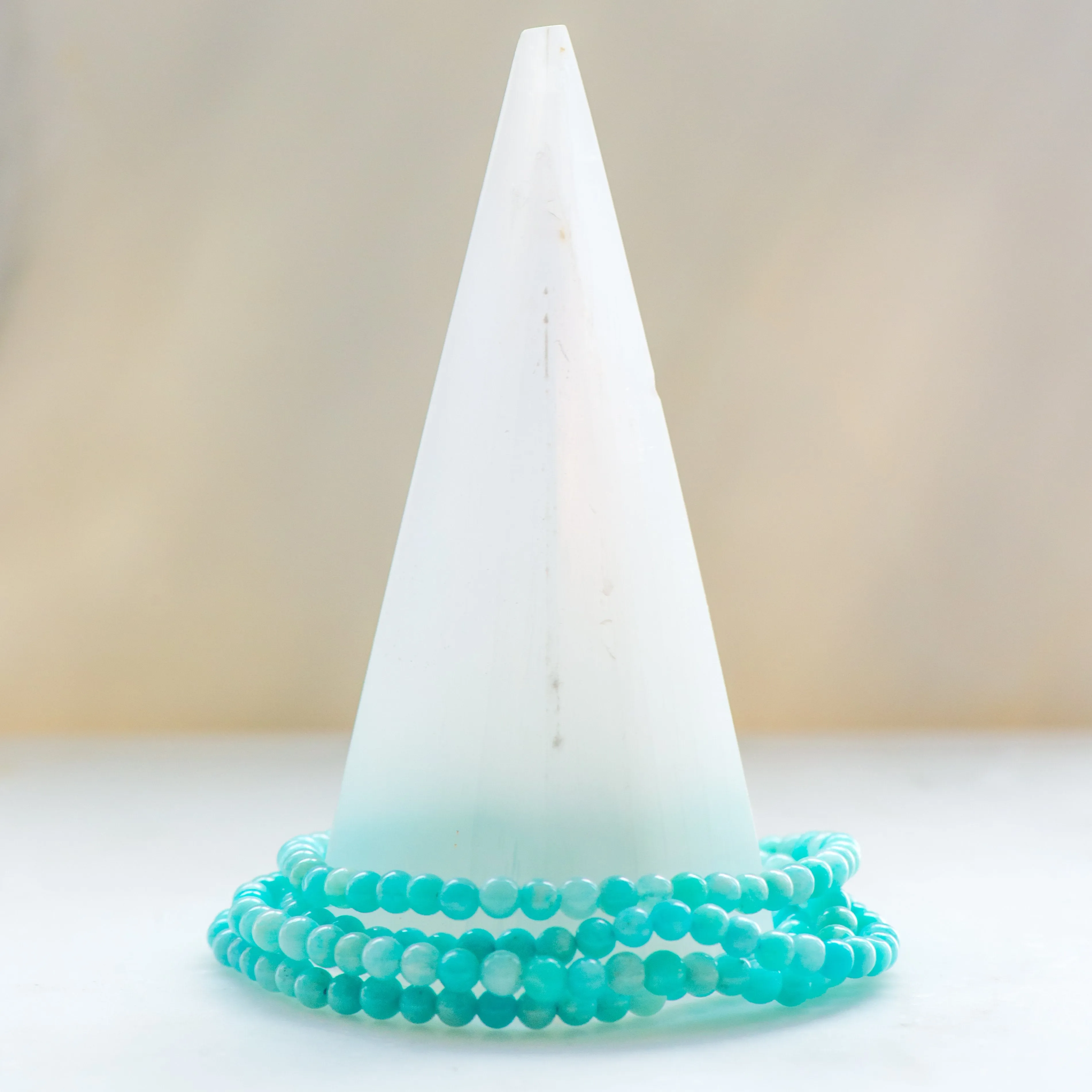 Grade A Amazonite Dainty Bracelet