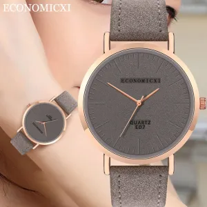 Hot Sale Women  Wristwatches Fashion Luxury Women Simple Dial Quartz Watches Clock Relogio Feminino Featured Business Watch @50