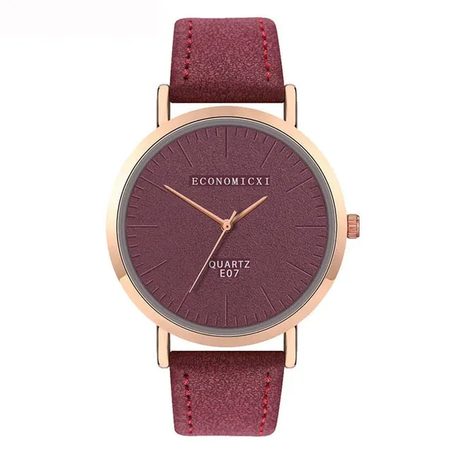 Hot Sale Women  Wristwatches Fashion Luxury Women Simple Dial Quartz Watches Clock Relogio Feminino Featured Business Watch @50