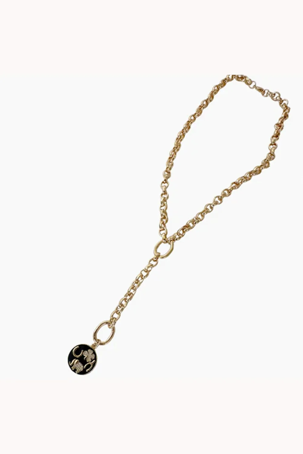 Luck Be A Lady Necklace - Gold