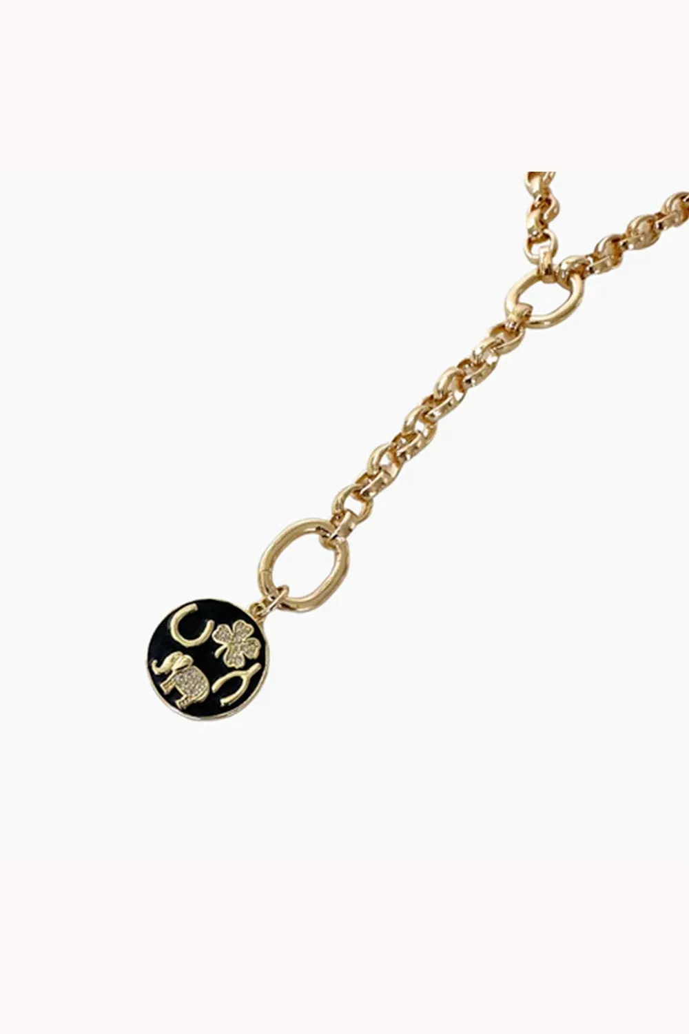 Luck Be A Lady Necklace - Gold