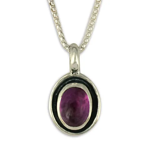 Oval Gem Pendant