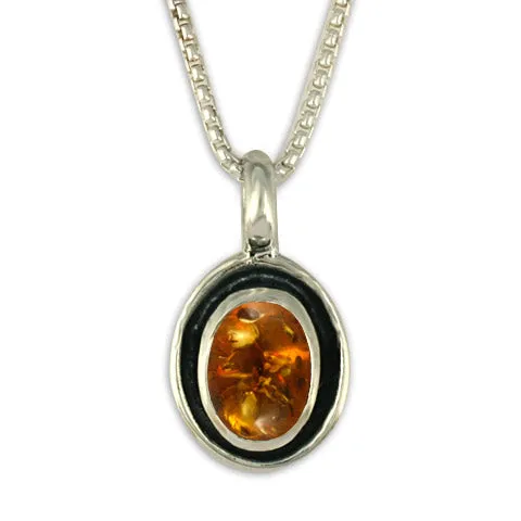 Oval Gem Pendant