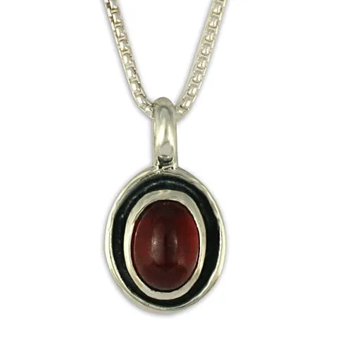 Oval Gem Pendant