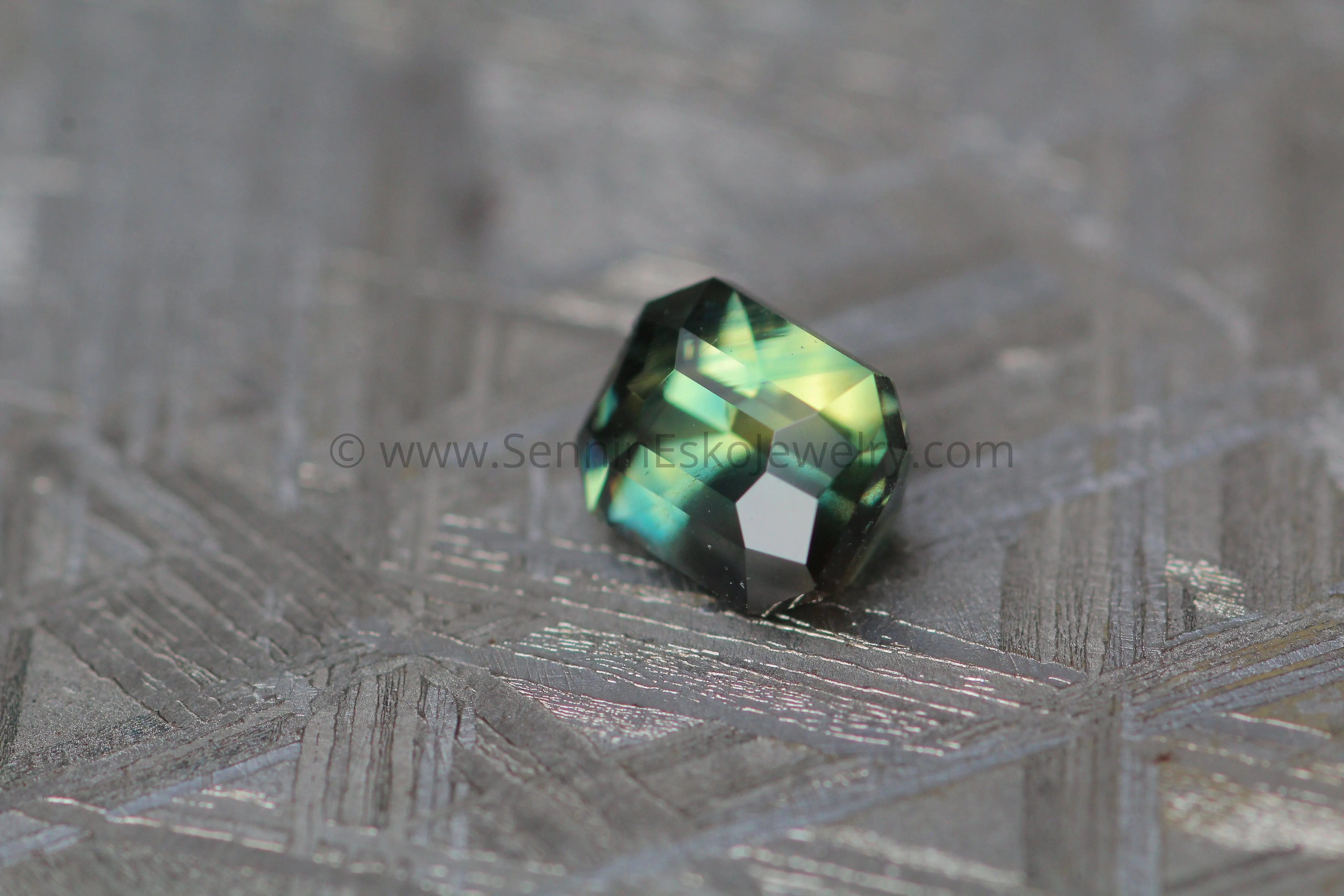 Parti Sapphire Octagon - 1.05carats, Step Cut - 5.3x4.4mm