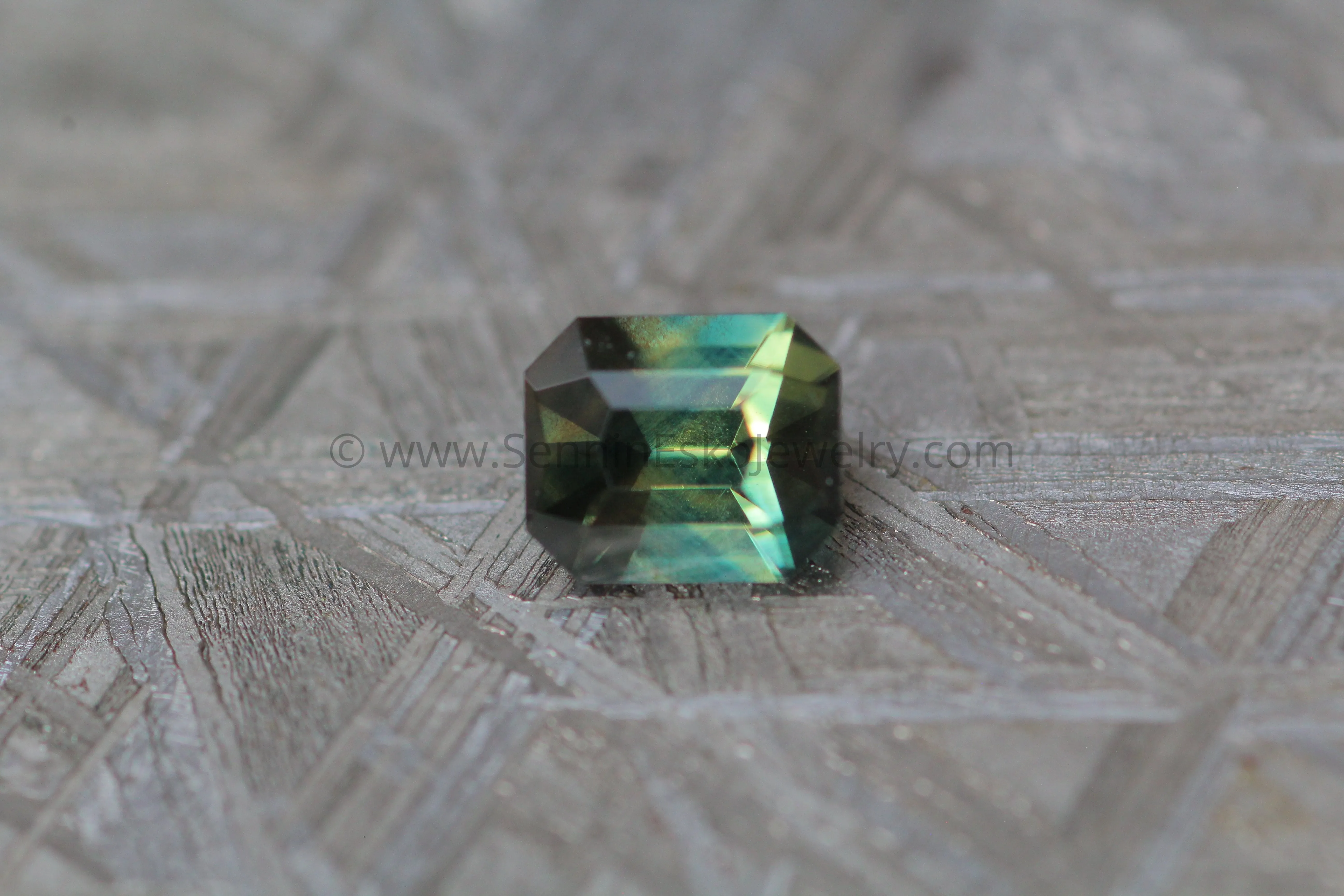 Parti Sapphire Octagon - 1.05carats, Step Cut - 5.3x4.4mm