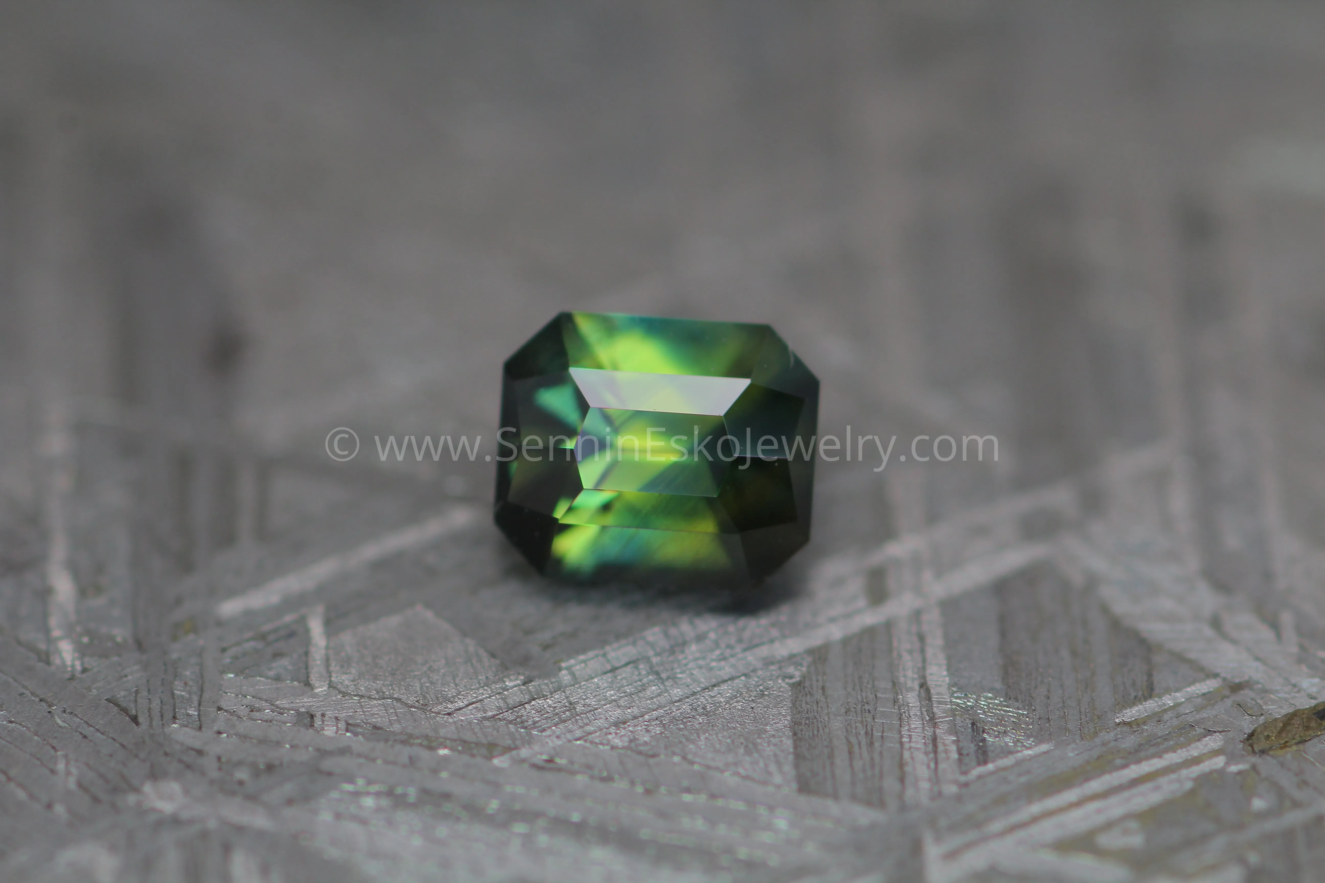 Parti Sapphire Octagon - 1.05carats, Step Cut - 5.3x4.4mm