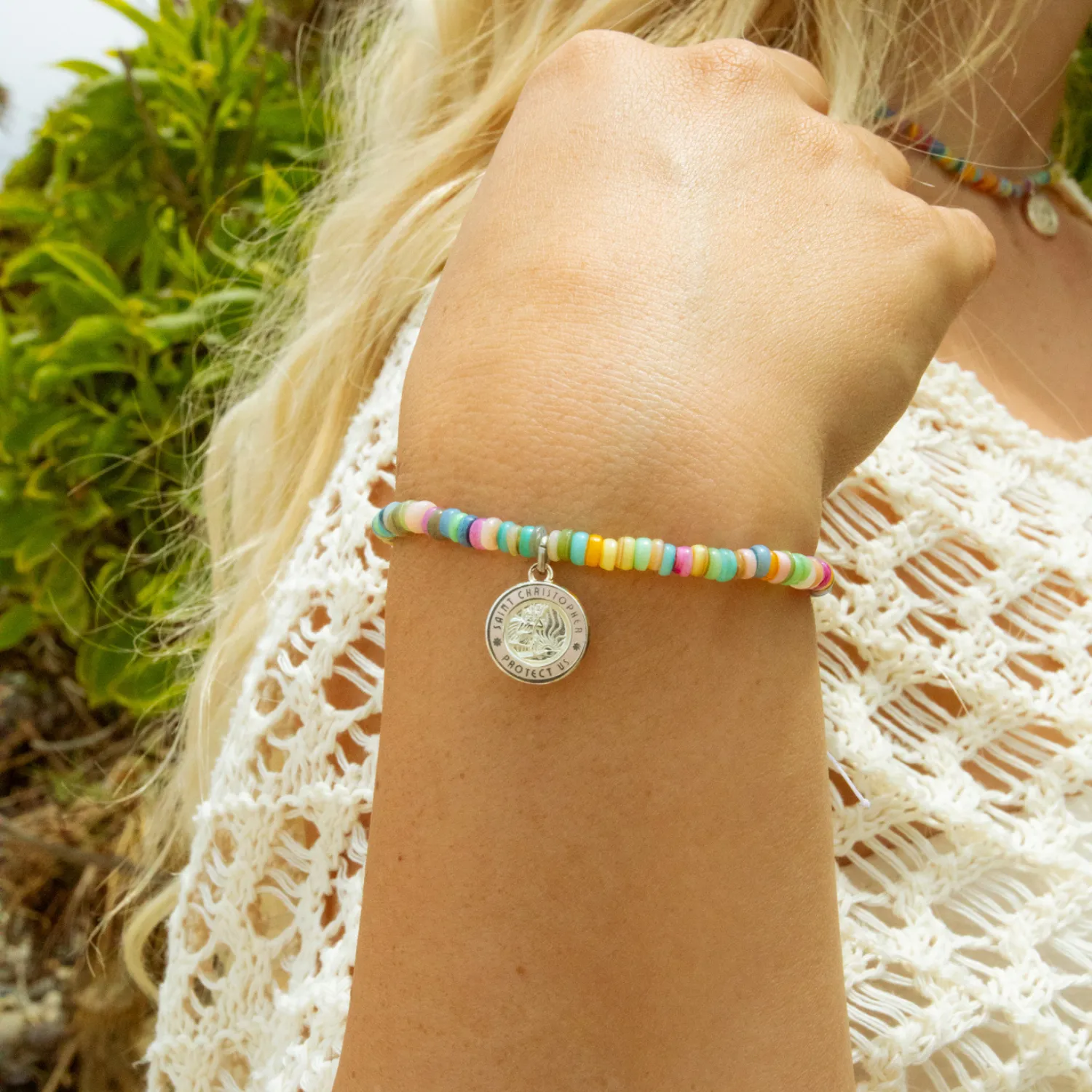 Pastel Sunsets Beaded Bracelet