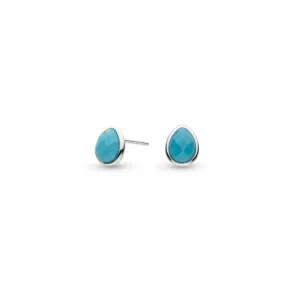 Pebble Azure Gemstone Stud Earrings