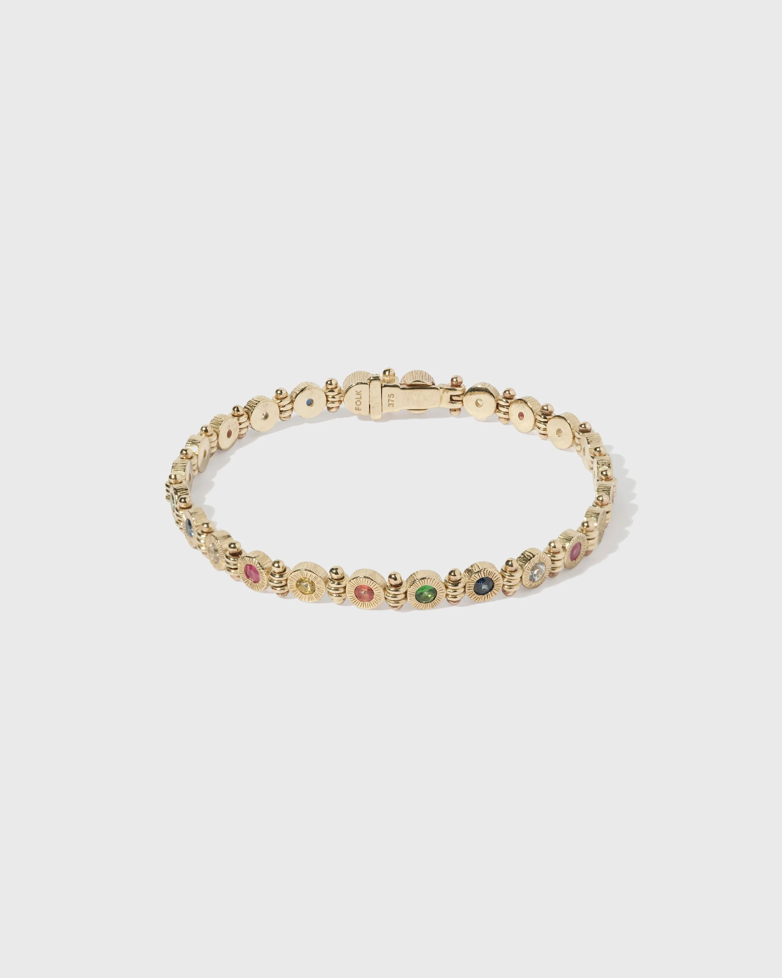 Rainbow Tennis Bracelet - 9ct