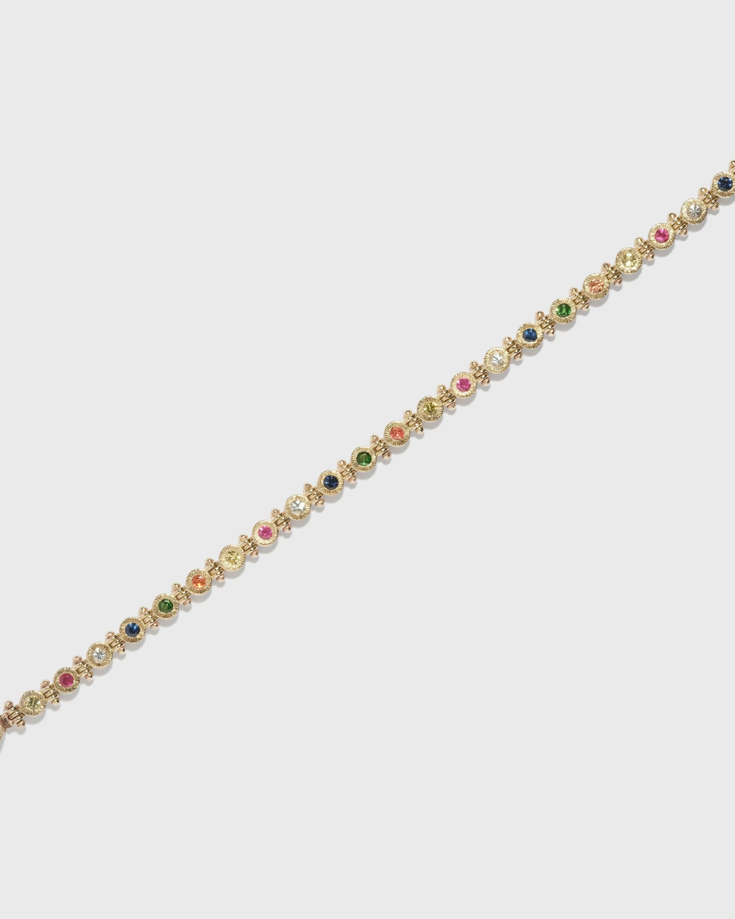 Rainbow Tennis Bracelet - 9ct