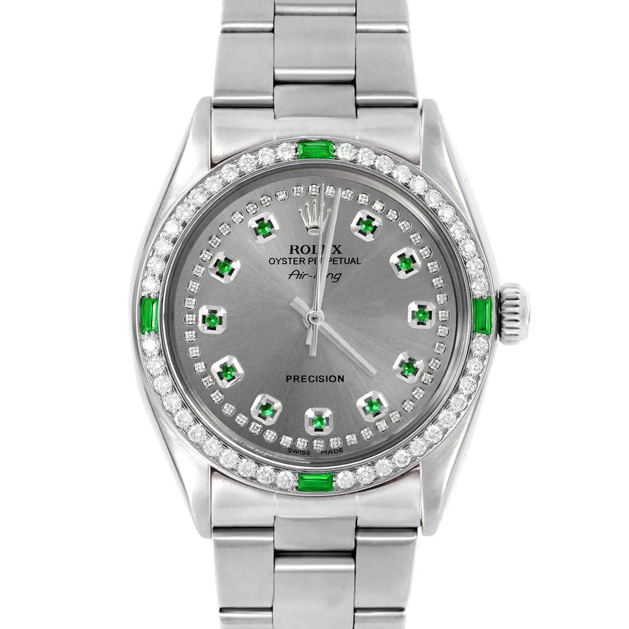 Rolex Air King 34mm | 5500-SS-SLT-STRE-4EMD-OYS