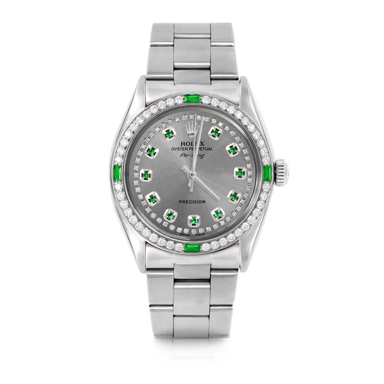 Rolex Air King 34mm | 5500-SS-SLT-STRE-4EMD-OYS