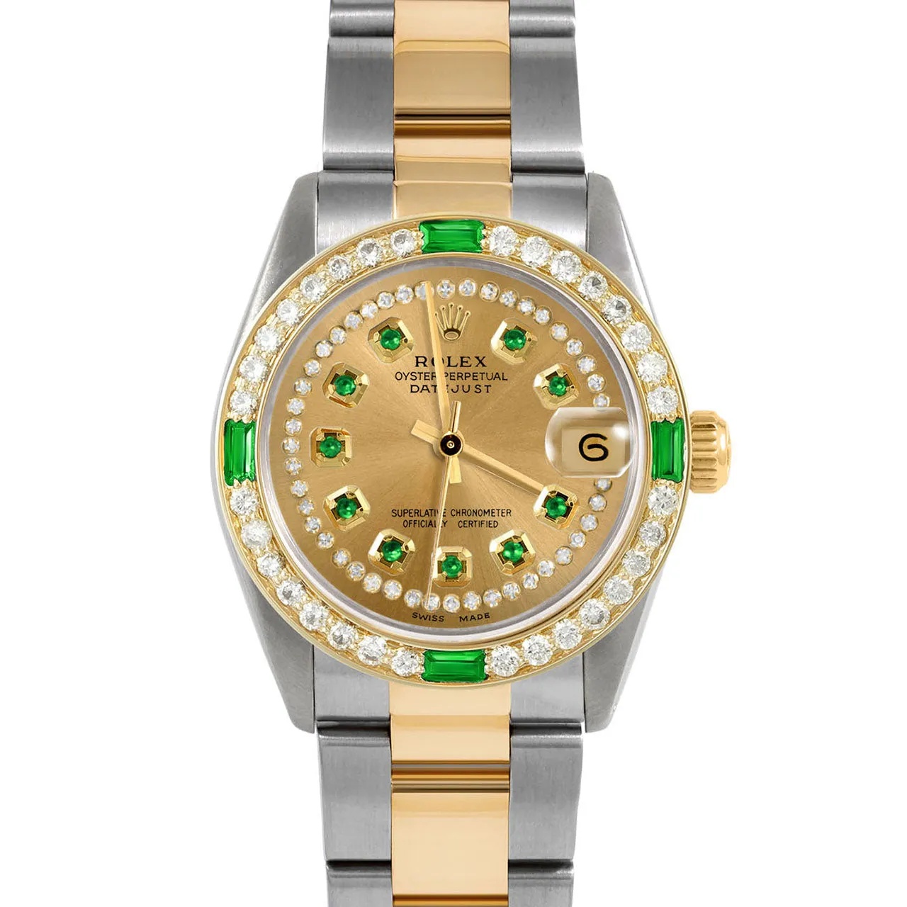 Rolex Datejust 31mm | 6827-TT-CHM-STRE-4EMD-OYS