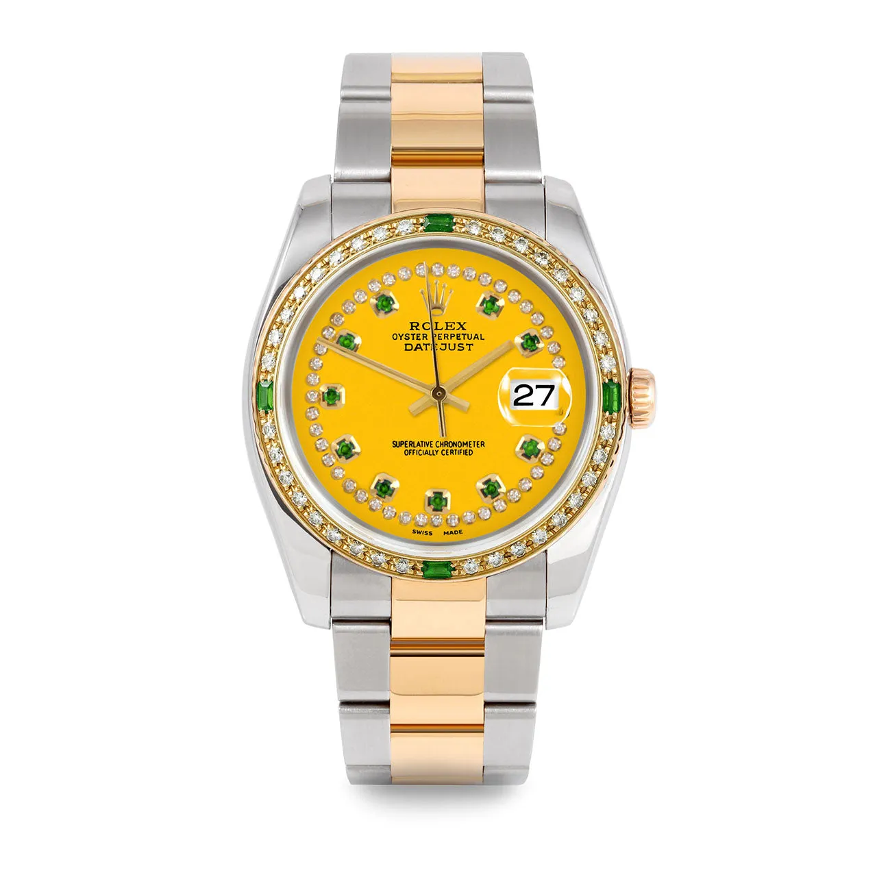 Rolex Datejust 36mm | 116233-YLW-STRE-4EMD-OYS