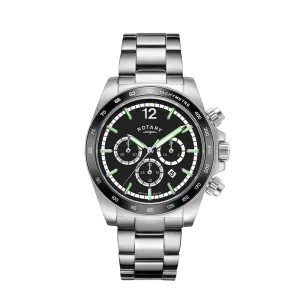 Rotary Henley Chronograph Men's Black Watch GB05440/04