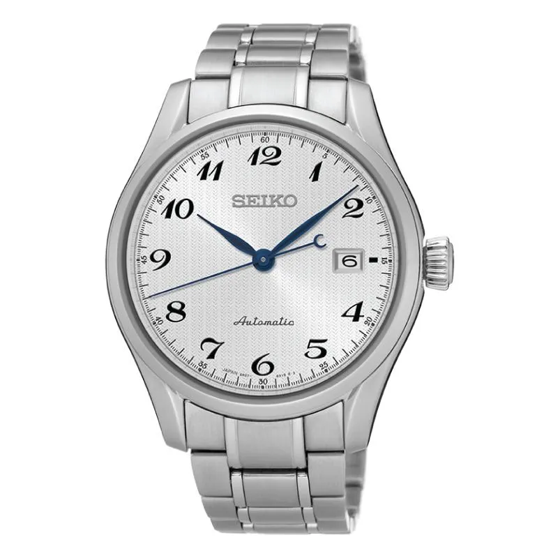 Seiko Presage (Japan Made) Automatic Silver Stainless Steel Band Watch SPB035J1 (Not For EU Buyers) (LOCAL BUYERS ONLY)