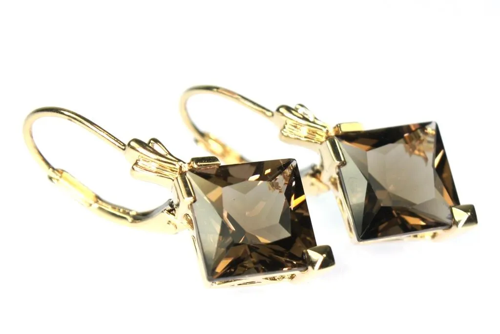 Smokey Quartz Earrings