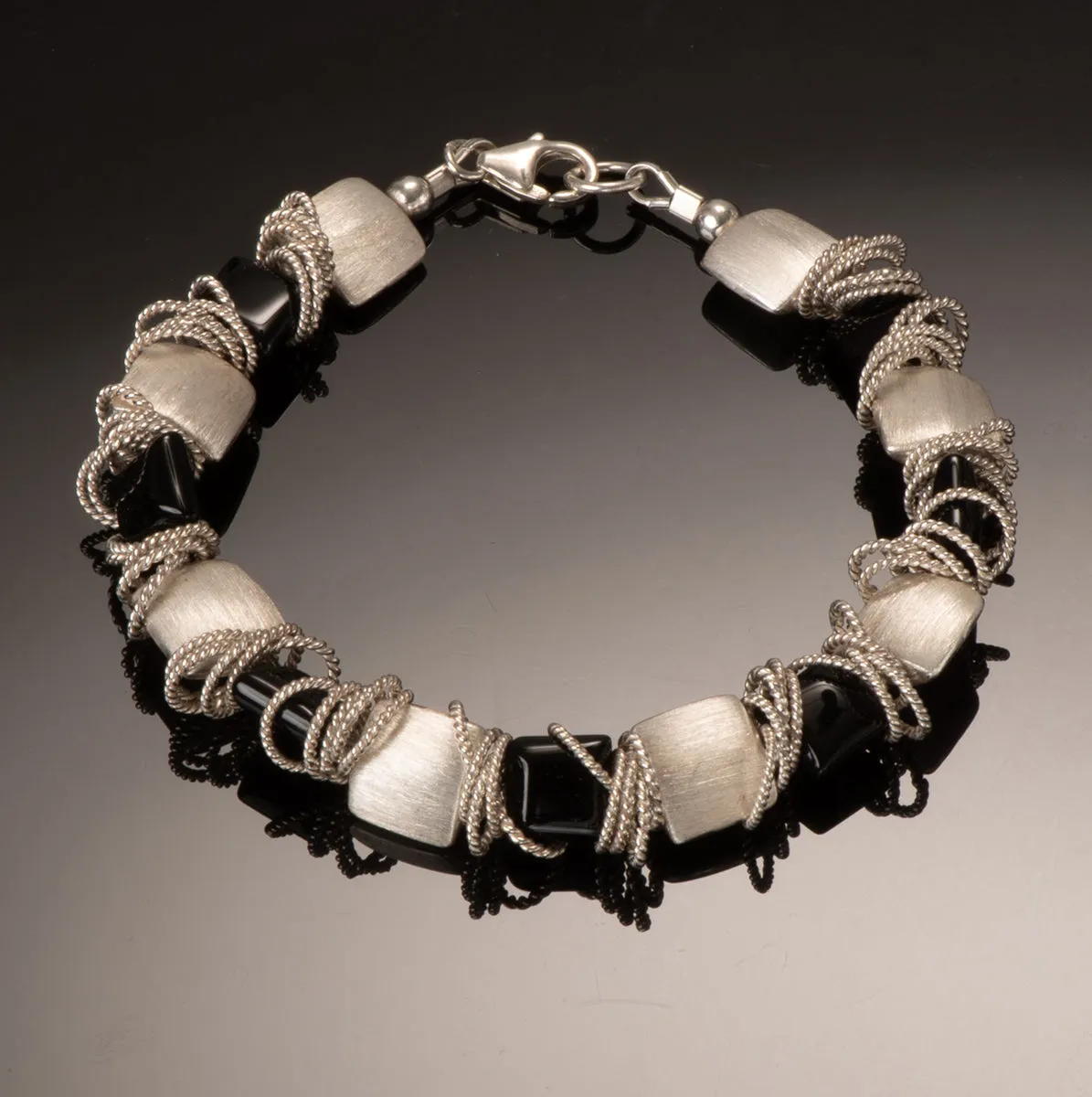 twisted diva onyx bracelet