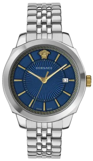 Versace Men's Watch Icon Classic Blue Bracelet VEV901523