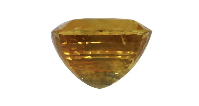 Yellow Sapphire, Cushion Cut 6.23ct